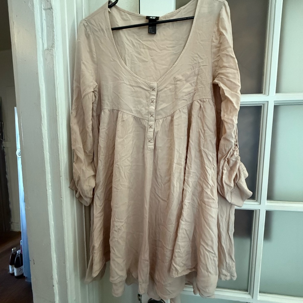 H&M Blush Pink Tunic Top